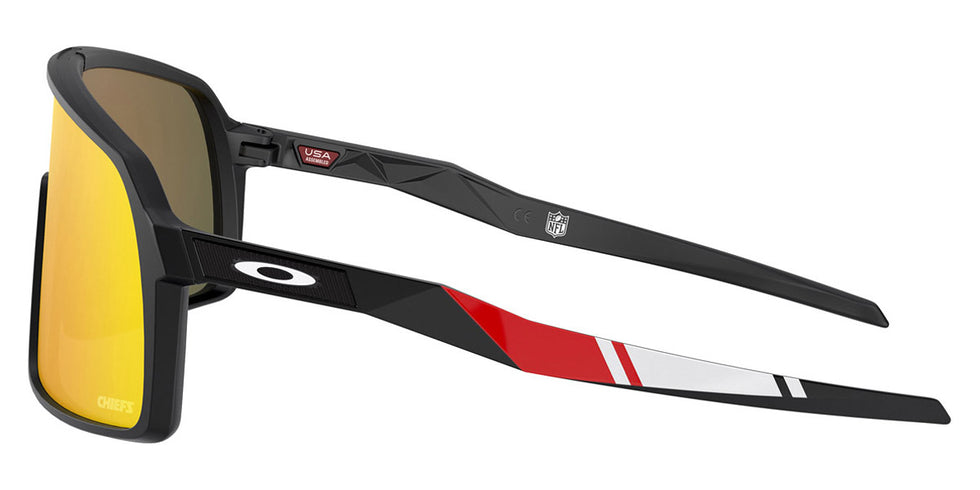 Oakley® OO9406 Sutro OO9406 940639 37 - Kansas City Matte Black / Prizm Ruby Sunglasses