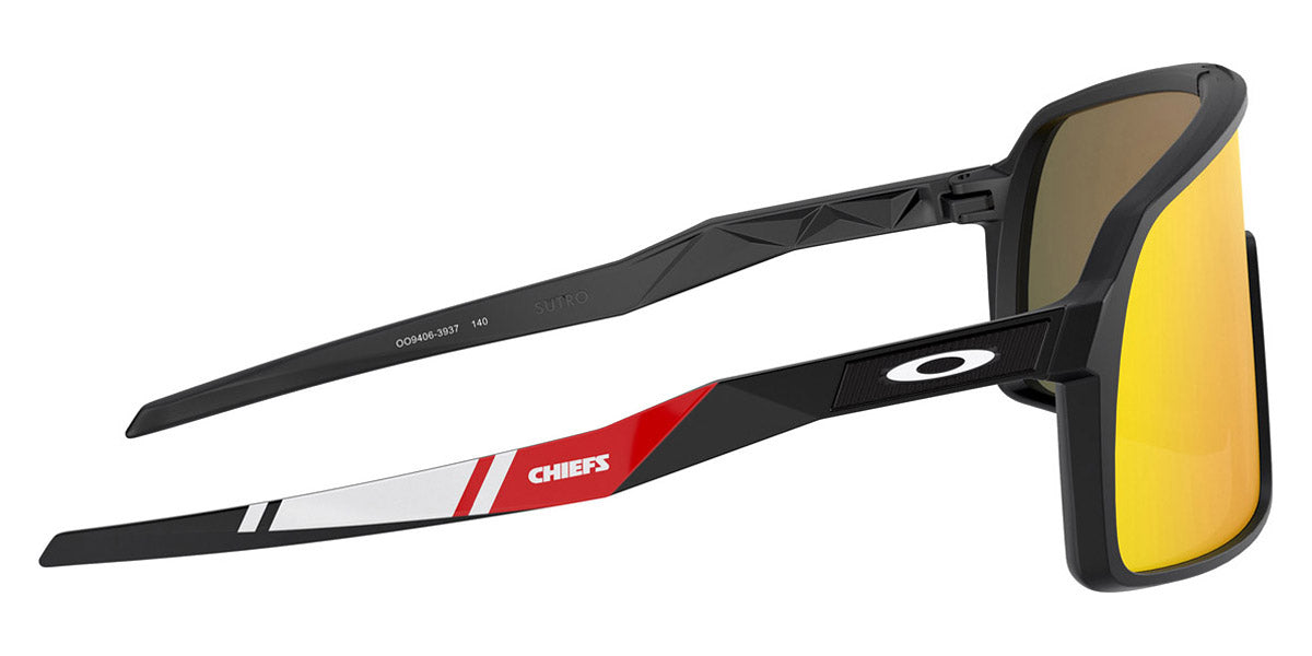 Oakley® OO9406 Sutro OO9406 940639 37 - Kansas City Matte Black / Prizm Ruby Sunglasses