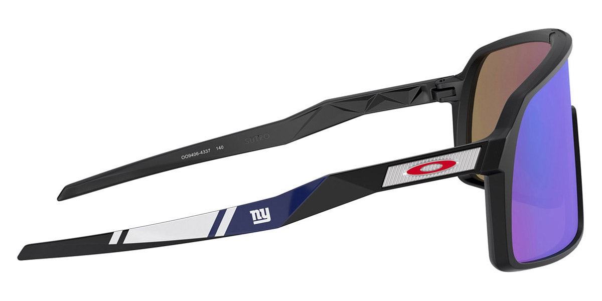 Oakley® OO9406 Sutro OO9406 940643 37 - New York Giants Matte Black / Prizm Sapphire Sunglasses