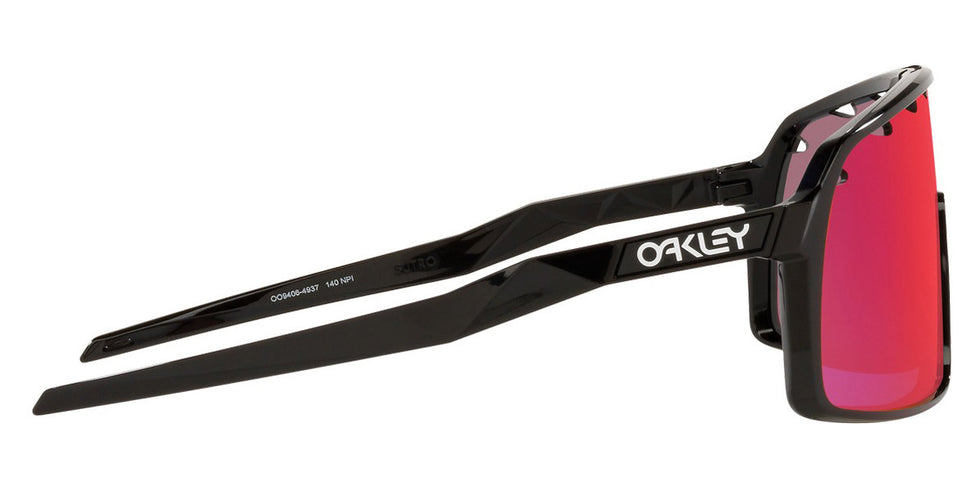Oakley® OO9406 Sutro OO9406 940649 37 - Polished Black / Prizm Road Sunglasses