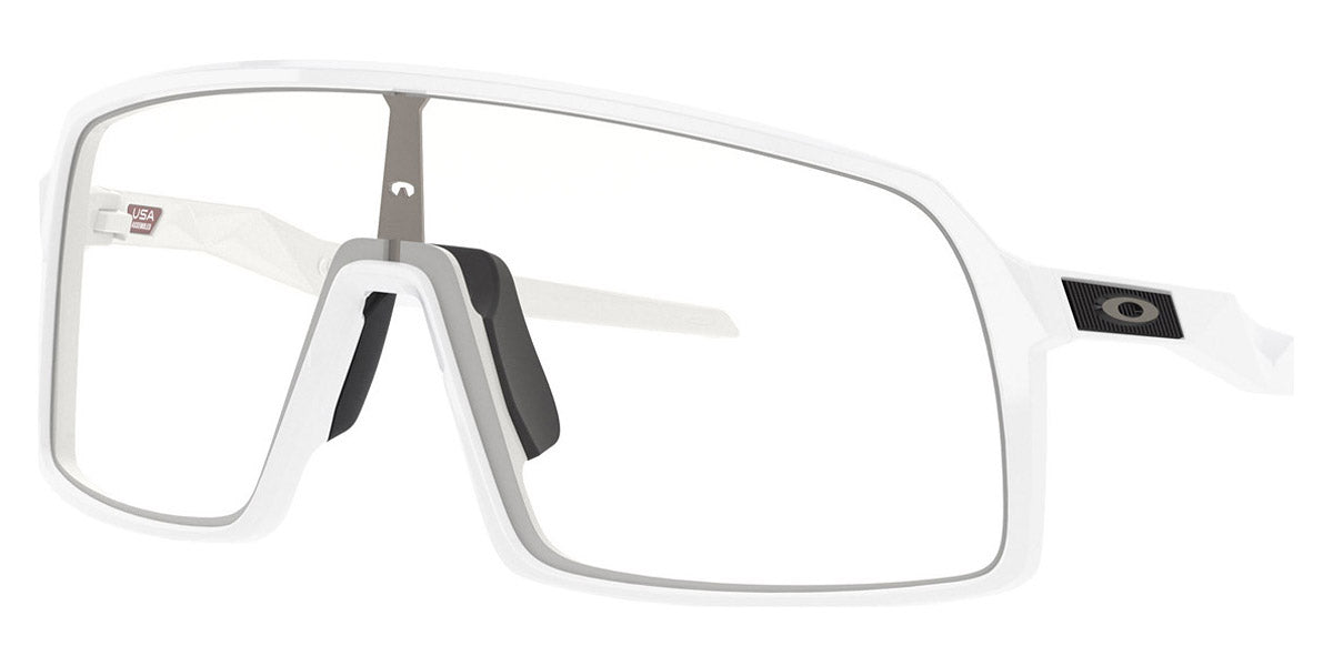 Oakley® OO9406 Sutro OO9406 940654 37 - Polished White / Clear Sunglasses
