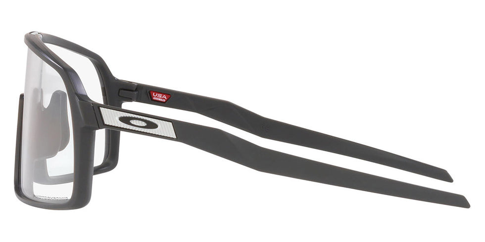 Oakley® OO9406 Sutro OO9406 940698 137 - Matte carbon/Clear to black iridium photochromic Sunglasses