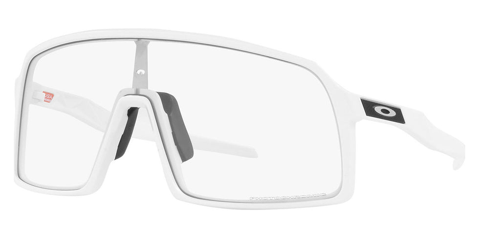 Oakley® OO9406 Sutro OO9406 940699 137 - Matte white/Clear to black iridium photochromic Sunglasses