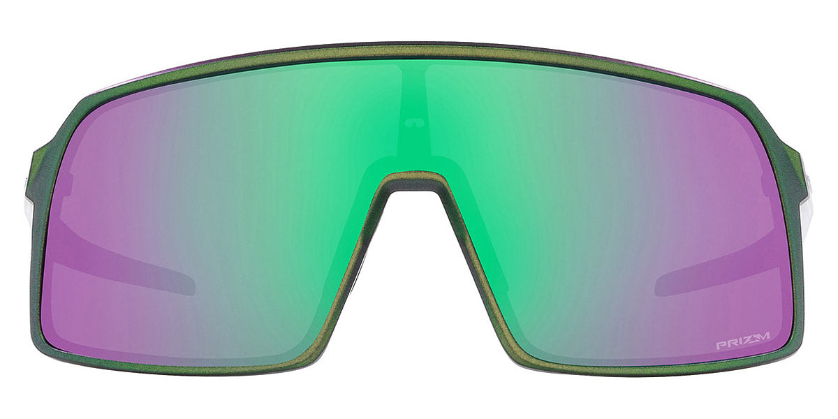 Oakley® OO9406 Sutro OO9406 9406A2 137 - Matte silver green colorshift/Prizm road jade Sunglasses