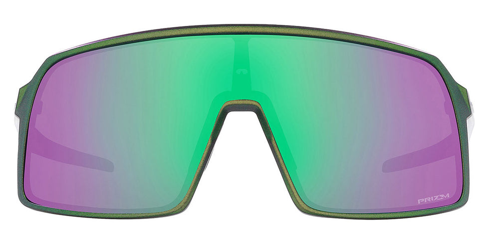 Oakley® OO9406 Sutro OO9406 9406A2 137 - Matte silver green colorshift/Prizm road jade Sunglasses