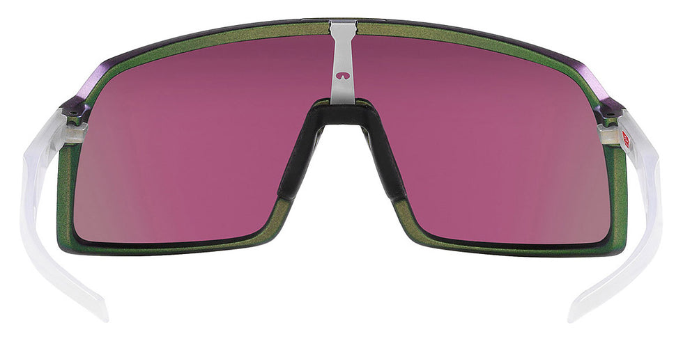 Oakley® OO9406 Sutro OO9406 9406A2 137 - Matte silver green colorshift/Prizm road jade Sunglasses