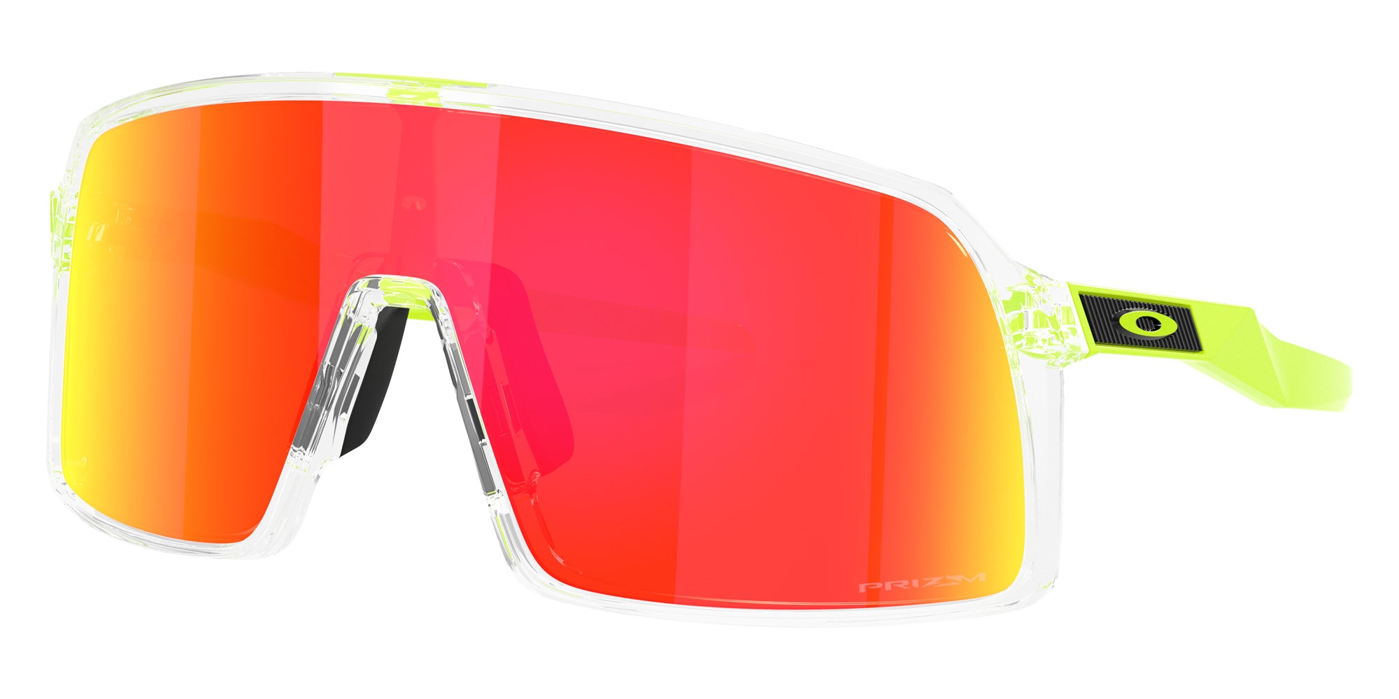 Oakley® OO9406A SUTRO (A) OO9406A 940660 37 Sunglasses - Clear / Prizm Ruby Mirrored 940660
