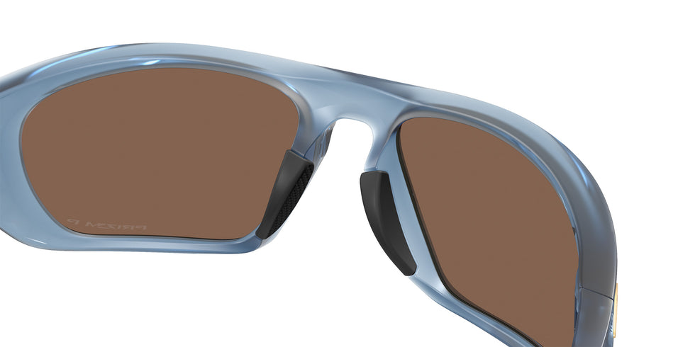 Oakley® OO9431 LATERALIS OO9431 943115 60 Sunglasses - Matte Transparent Abyss / Prizm 24K Polarized Mirrored