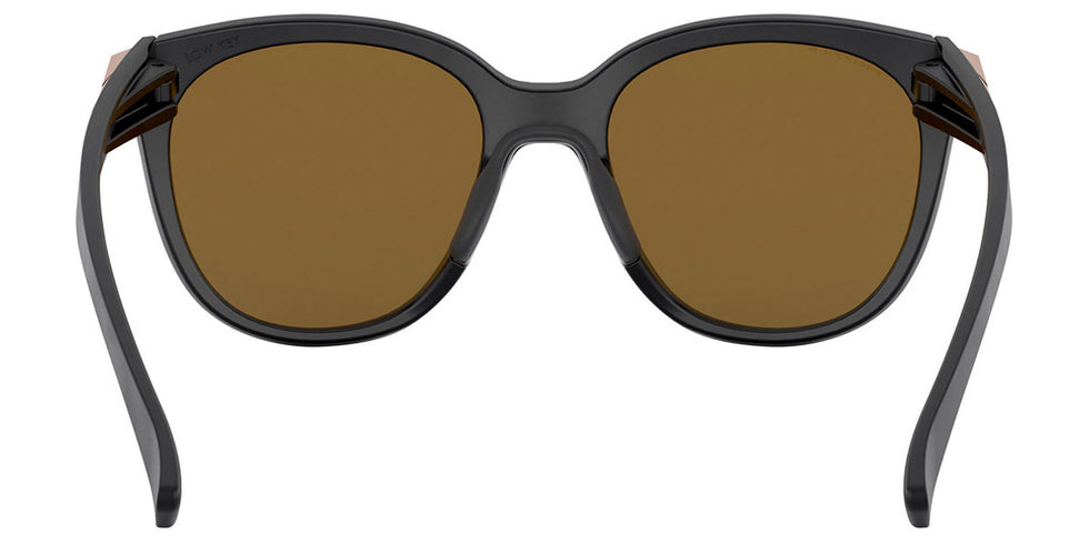Oakley® OO9433 Low Key OO9433 943305 54 - Matte Black / Prizm Rose Gold Polarized Sunglasses
