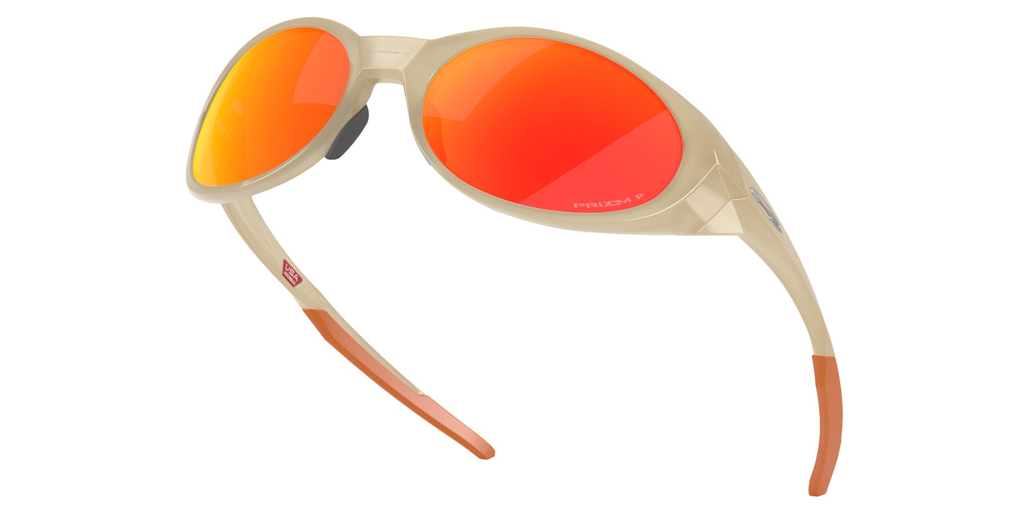 Oakley® OO9438 EYEJACKET REDUX OO9438 943834 58 Sunglasses - Sandstorm / Prizm Ruby Polarized Mirrored 943834