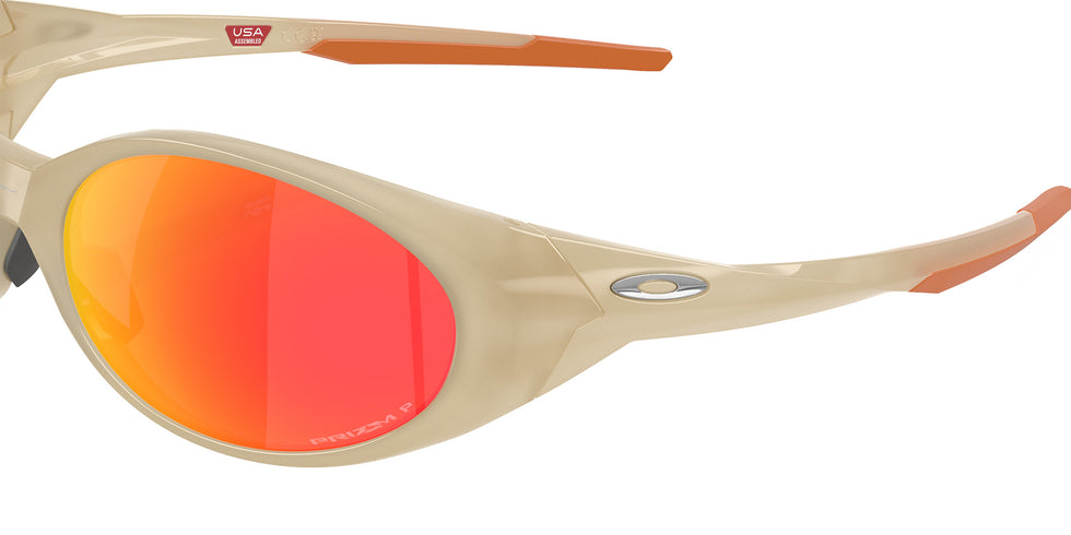 Oakley® OO9438 EYEJACKET REDUX OO9438 943834 58 Sunglasses - Sandstorm / Prizm Ruby Polarized Mirrored 943834
