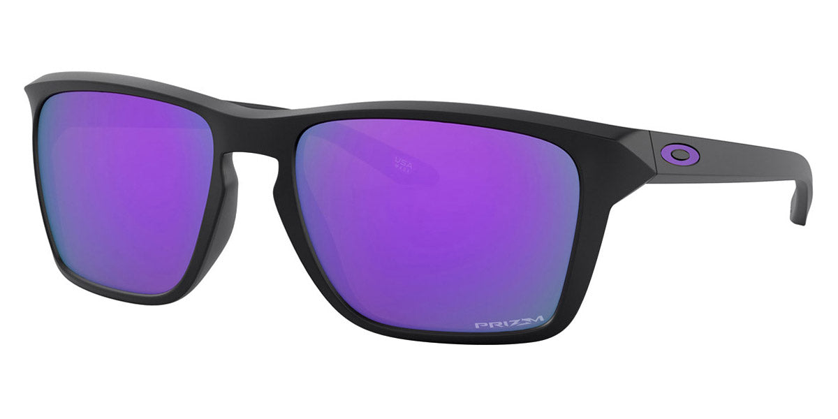 Oakley® OO9448 Sylas OO9448 944810 57 - Matte Black / Prizm Violet Sunglasses
