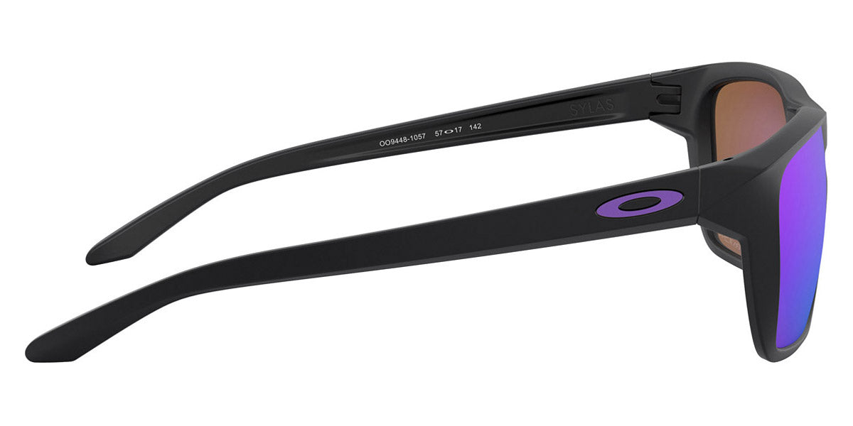 Oakley® OO9448 Sylas OO9448 944810 57 - Matte Black / Prizm Violet Sunglasses