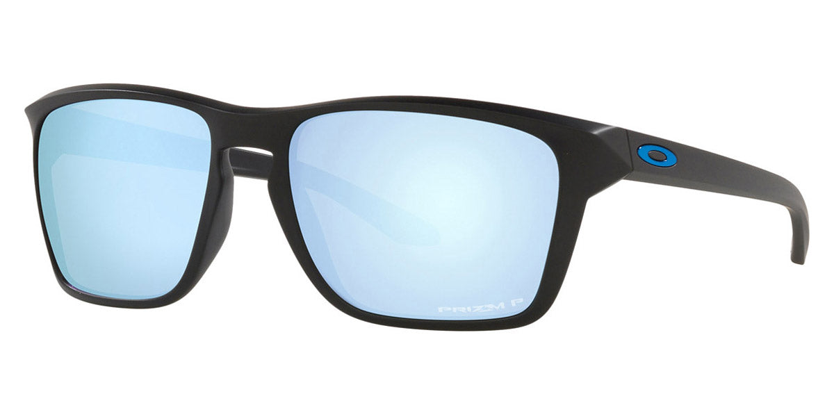 Oakley® OO9448 Sylas OO9448 944817 57 - Matte Black / Prizm Deep Water Polarized 944817 Sunglasses