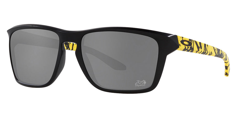 Oakley® OO9448 Sylas OO9448 944837 57 - Matte Black/Prizm Black (yellow) Sunglasses