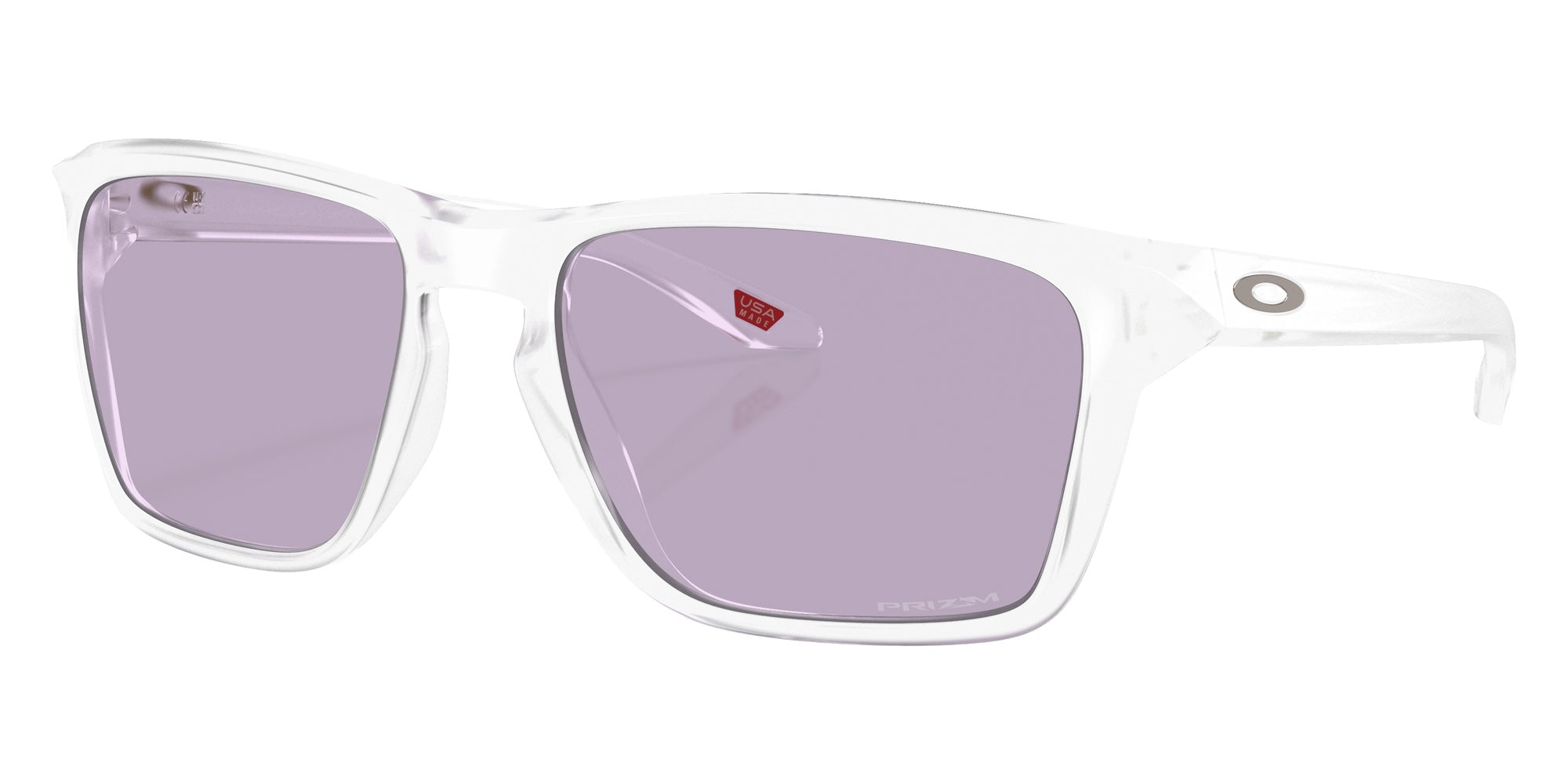 Oakley® OO9448 SYLAS OO9448 944845 60 Sunglasses - Matte Clear / Prizm Slate 944845
