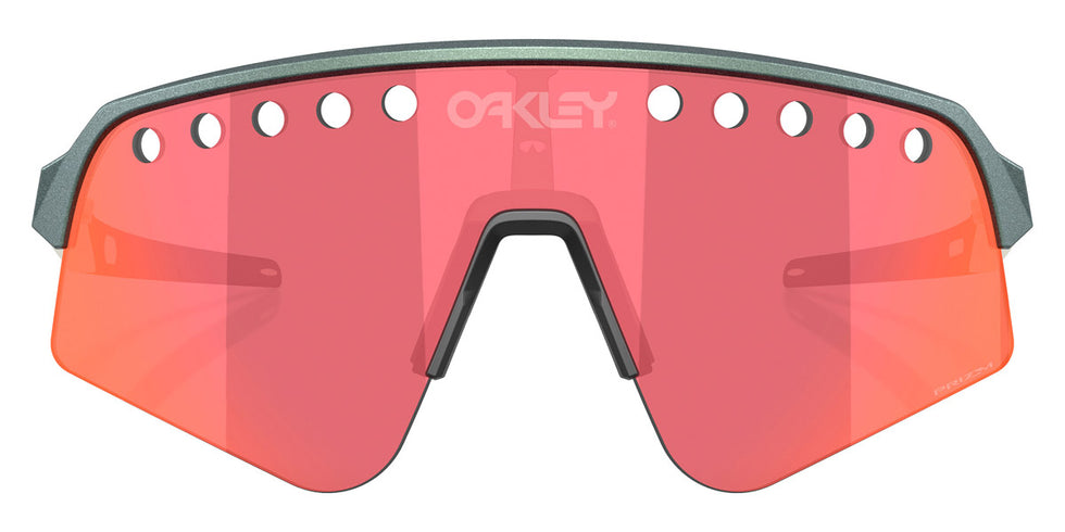 Oakley® OO9465 Sutro Lite Sweep OO9465 946531 39 - Matte Silver/Blue Colorshift/Prizm Trail Torch Sunglasses