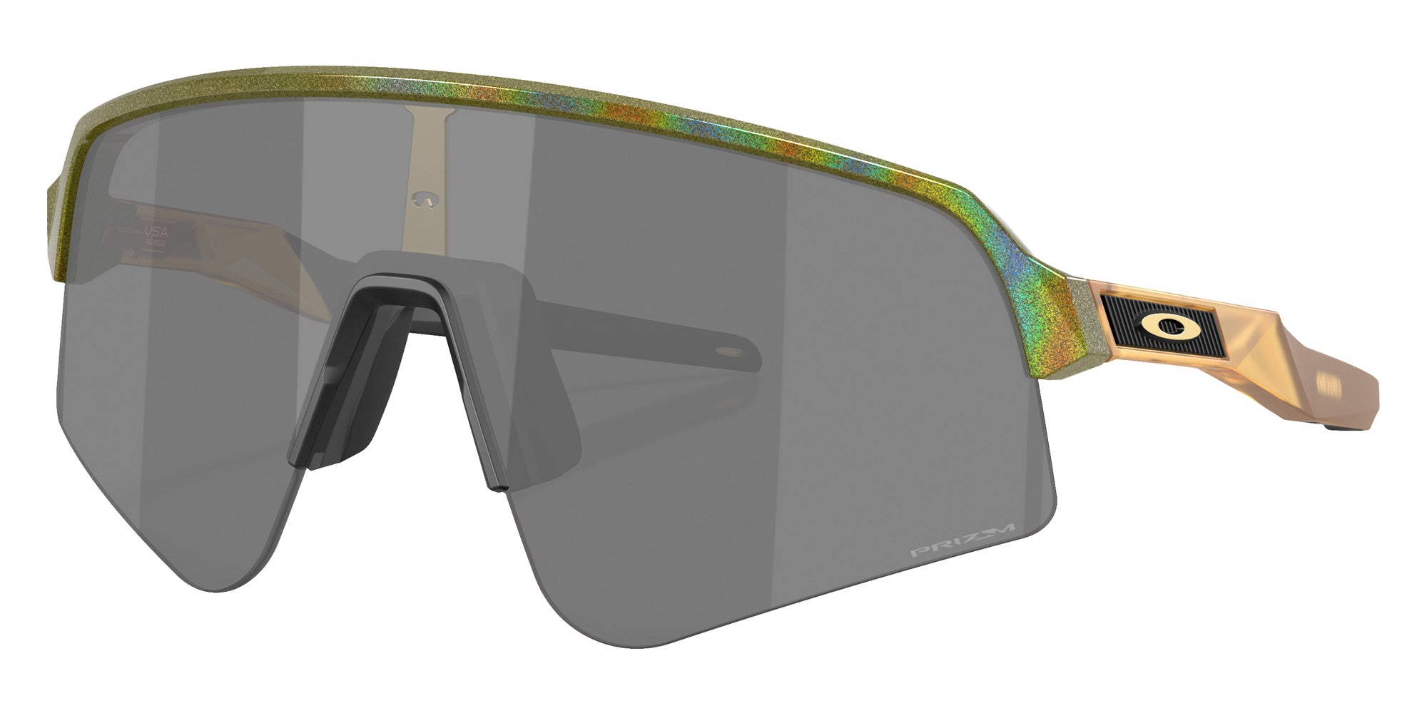 Oakley® OO9465 SUTRO LITE SWEEP OO9465 946535 39 Sunglasses - Fern Spacedust / Prizm Black Mirrored