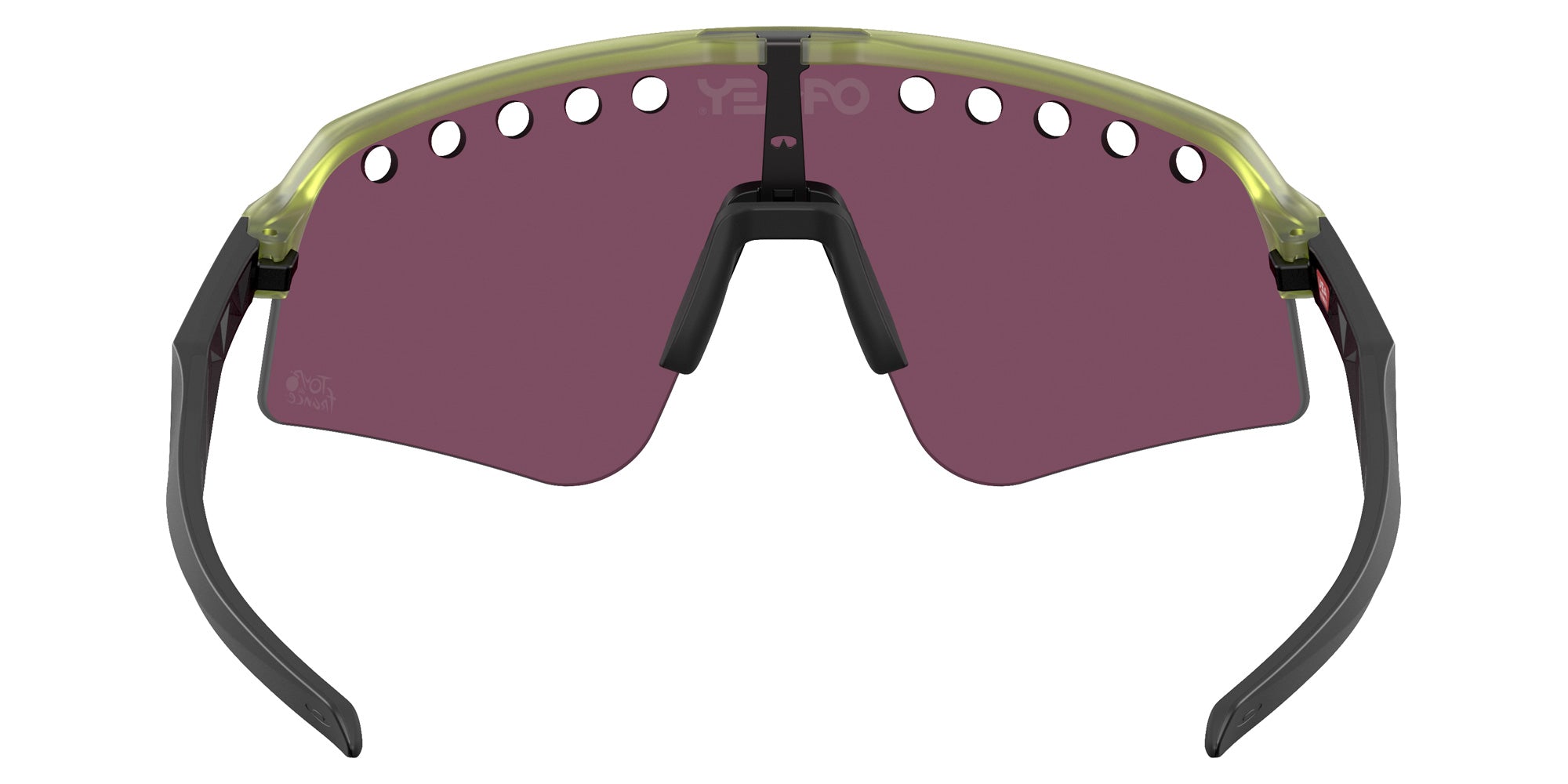 Oakley® OO9465 SUTRO LITE SWEEP OO9465 946536 39 Sunglasses - Transparent Fern / Prizm Road Black Mirrored 946536