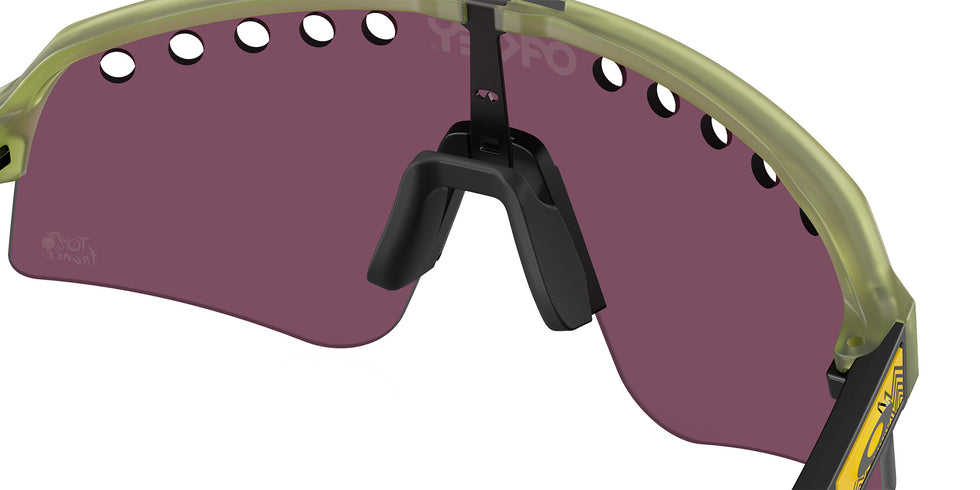 Oakley® OO9465 SUTRO LITE SWEEP OO9465 946536 39 Sunglasses - Transparent Fern / Prizm Road Black Mirrored 946536