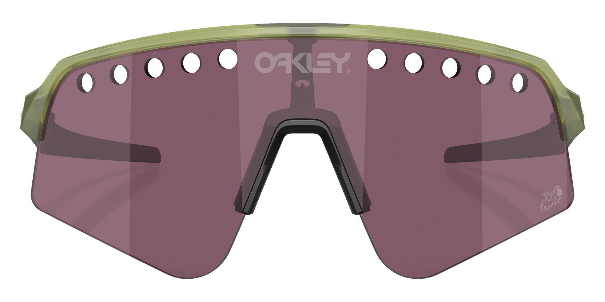 Oakley® OO9465 SUTRO LITE SWEEP OO9465 946536 39 Sunglasses - Transparent Fern / Prizm Road Black Mirrored 946536