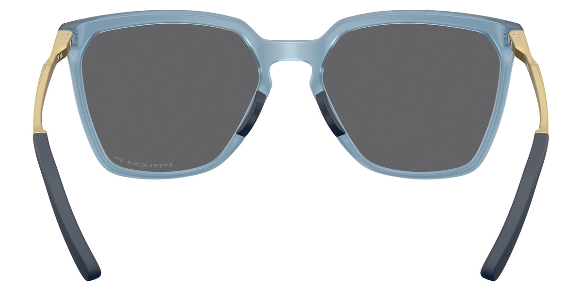 Oakley® OO9480 SIELO SQ OO9480 948012 57 Sunglasses - Matte Transparent Abyss / Prizm Black Polarized Mirrored