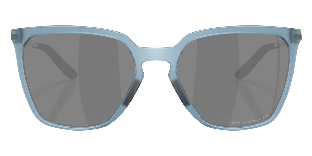 Oakley® OO9480 SIELO SQ OO9480 948012 57 Sunglasses - Matte Transparent Abyss / Prizm Black Polarized Mirrored