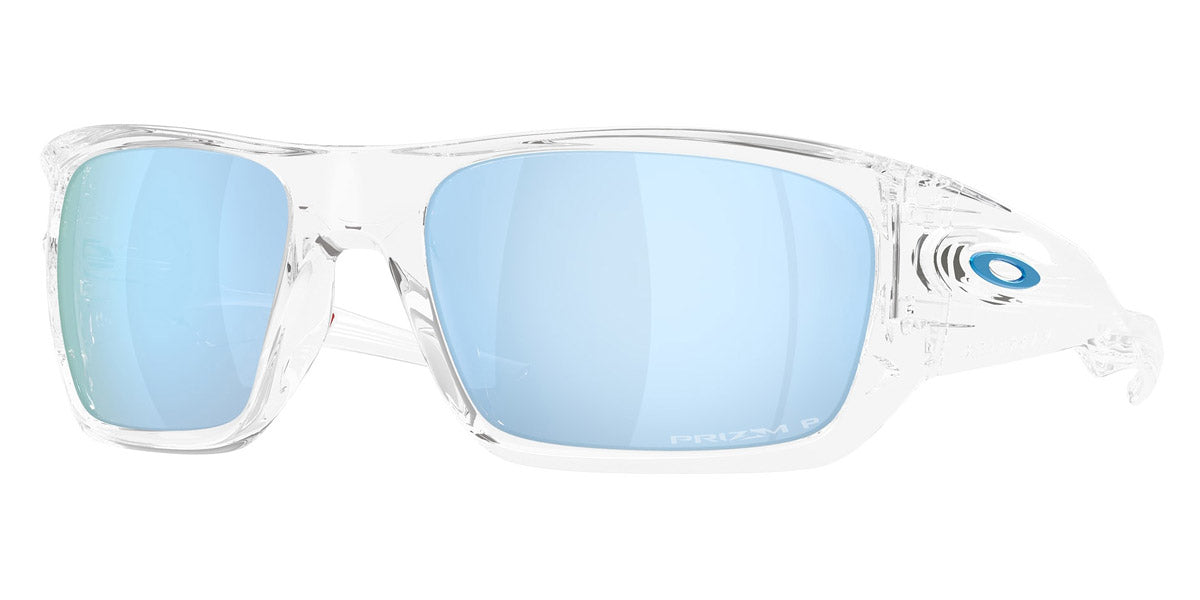 Oakley® OO9486 Masseter OO9486 948607 60 - Polished Clear/Prizm Deep Water Polarized Sunglasses