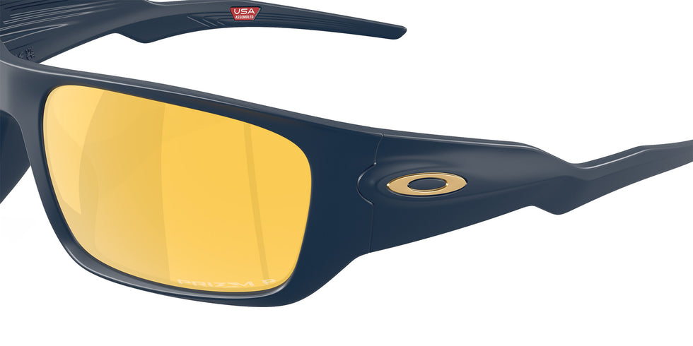 Oakley® OO9486 MASSETER OO9486 948609 60 Sunglasses - Matte Abyss / Prizm 24K Polarized Mirrored