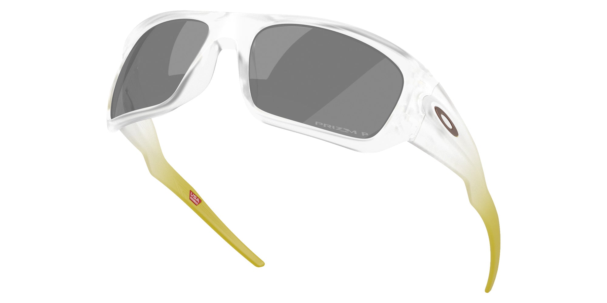 Oakley® OO9486 MASSETER OO9486 948615 60 Sunglasses - Clear / Prizm Black Polarized Mirrored 948615