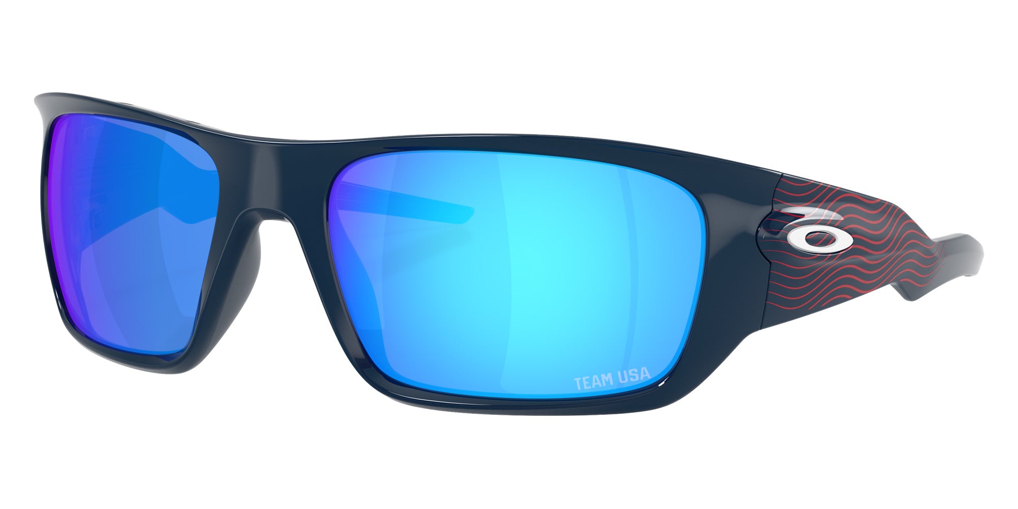 Oakley® OO9486 MASSETER OO9486 948617 60 Sunglasses - Team USA Abyss / Prizm Sapphire Mirrored 948617