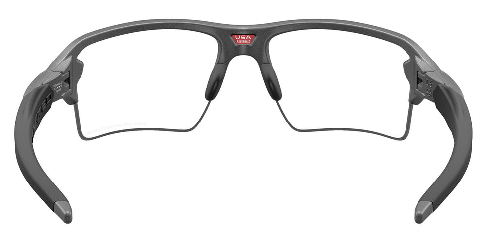 Oakley® OO9488 Flak 2.0 Xxl OO9488 948807 63 - Steel/Clear To Black Iridium Photochromic Sunglasses