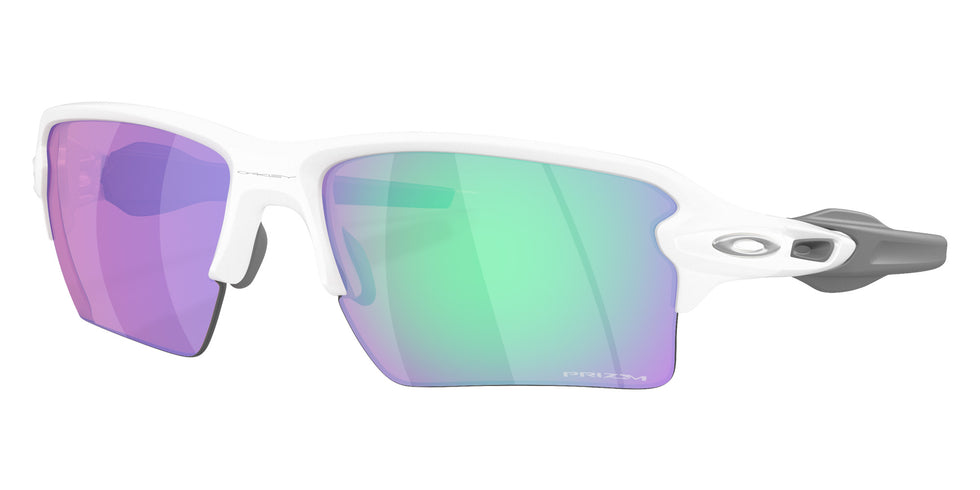 Oakley® OO9488 FLAK 2.0 XXL OO9488 948811 63 Sunglasses - Matte White / Prizm Golf Mirrored 948811