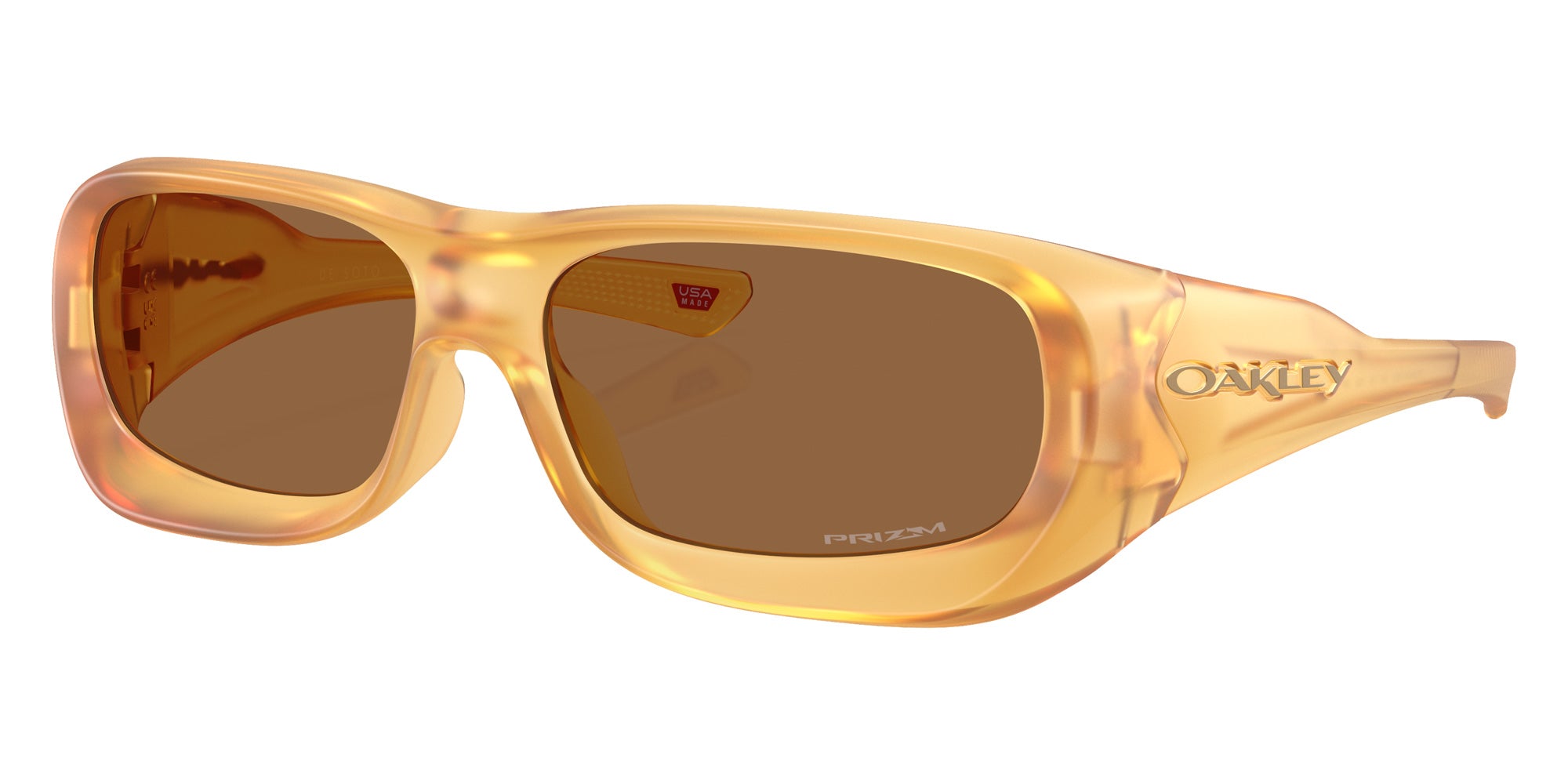 Oakley® OO9494 DE SOTO OO9494 949405 59 Sunglasses - Matte Transparent Light Curry / Prizm Bronze