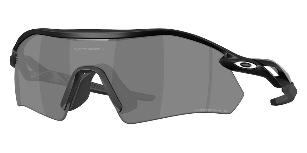 Oakley® OO9495D RADAR PLATE OO9495D 949501 36 Sunglasses - Matte Black / Prizm Black Polarized