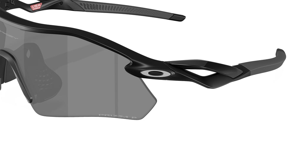 Oakley® OO9495D RADAR PLATE OO9495D 949501 36 Sunglasses - Matte Black / Prizm Black Polarized