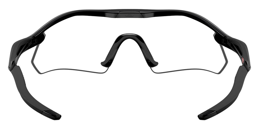 Oakley® OO9495D RADAR PLATE OO9495D 949502 36 Sunglasses - Polished Black / Clear to Black Iridium Photochromic Mirrored
