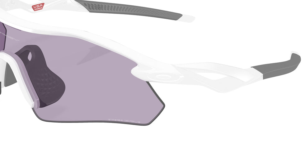 Oakley® OO9495D RADAR PLATE OO9495D 949508 36 Sunglasses - Polished White / Prizm Slate