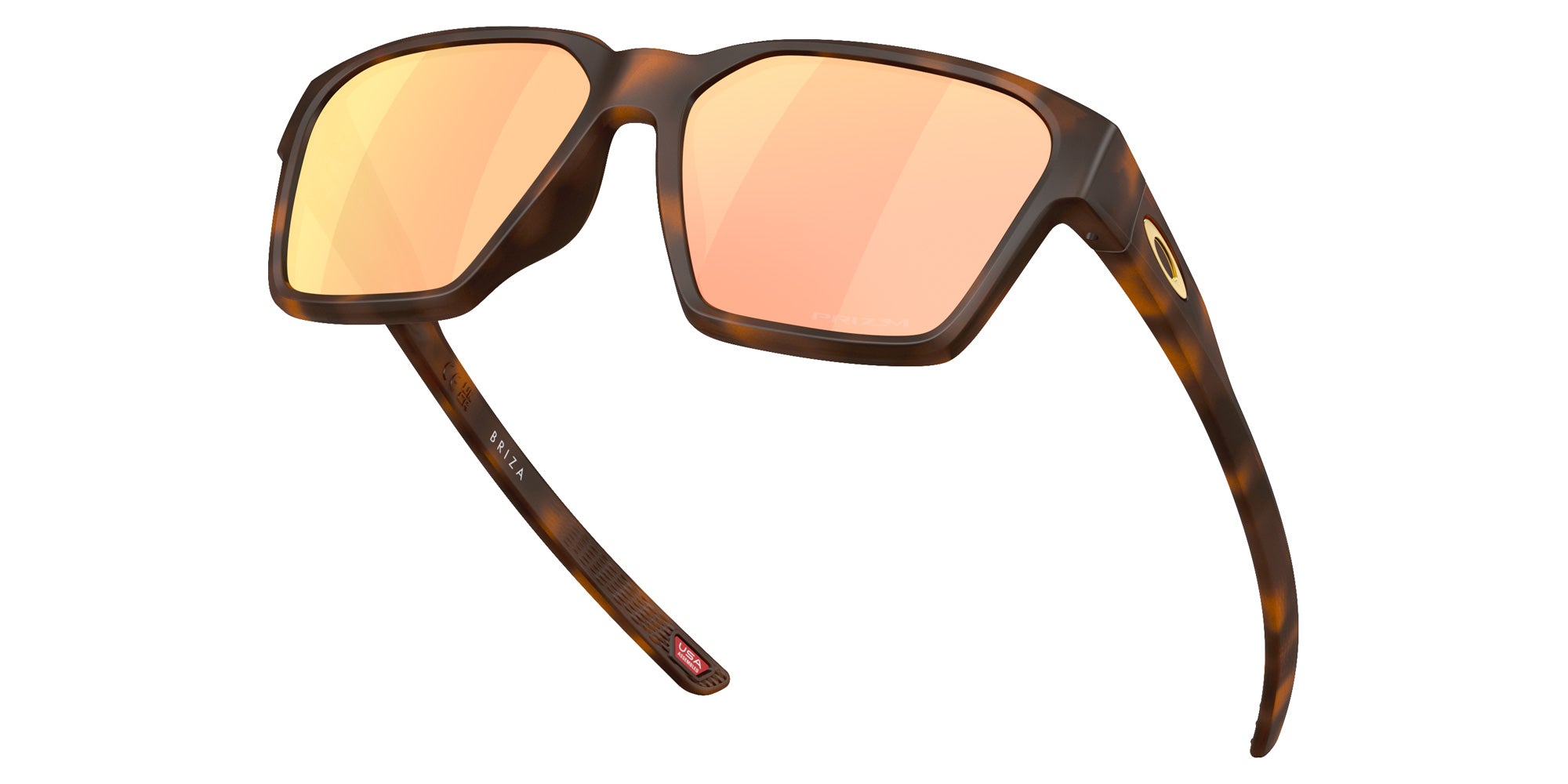 Oakley® OO9497 BRIZA OO9497 949706 58 Sunglasses - Matte Tortoise Dark Amber/Ma001 - Brown