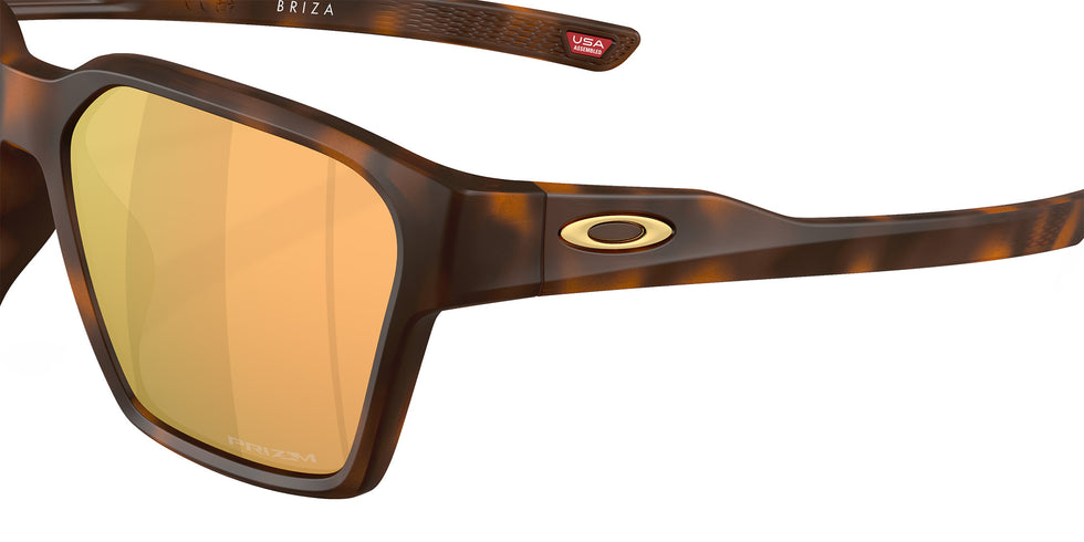 Oakley® OO9497 BRIZA OO9497 949706 58 Sunglasses - Matte Tortoise Dark Amber/Ma001 - Brown