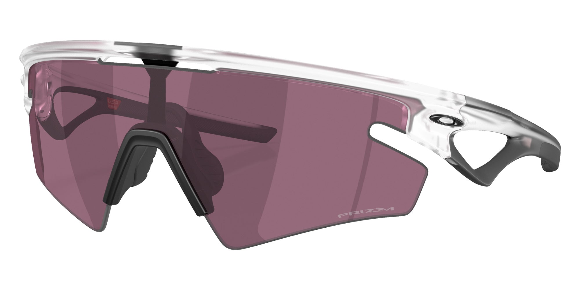 Oakley® OO9499 SPHAERA SLASH OO9499 949910 36 Sunglasses - Matte Clear / Prizm Road Black Mirrored