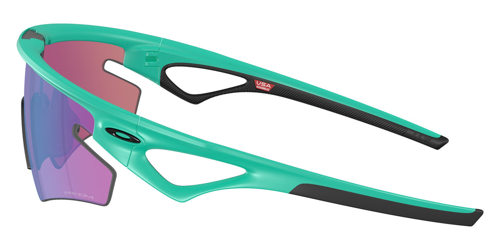 Oakley® OO9499 SPHAERA SLASH OO9499 949914 36 Sunglasses - Matte Celeste / Prizm Road Jade Mirrored 949914