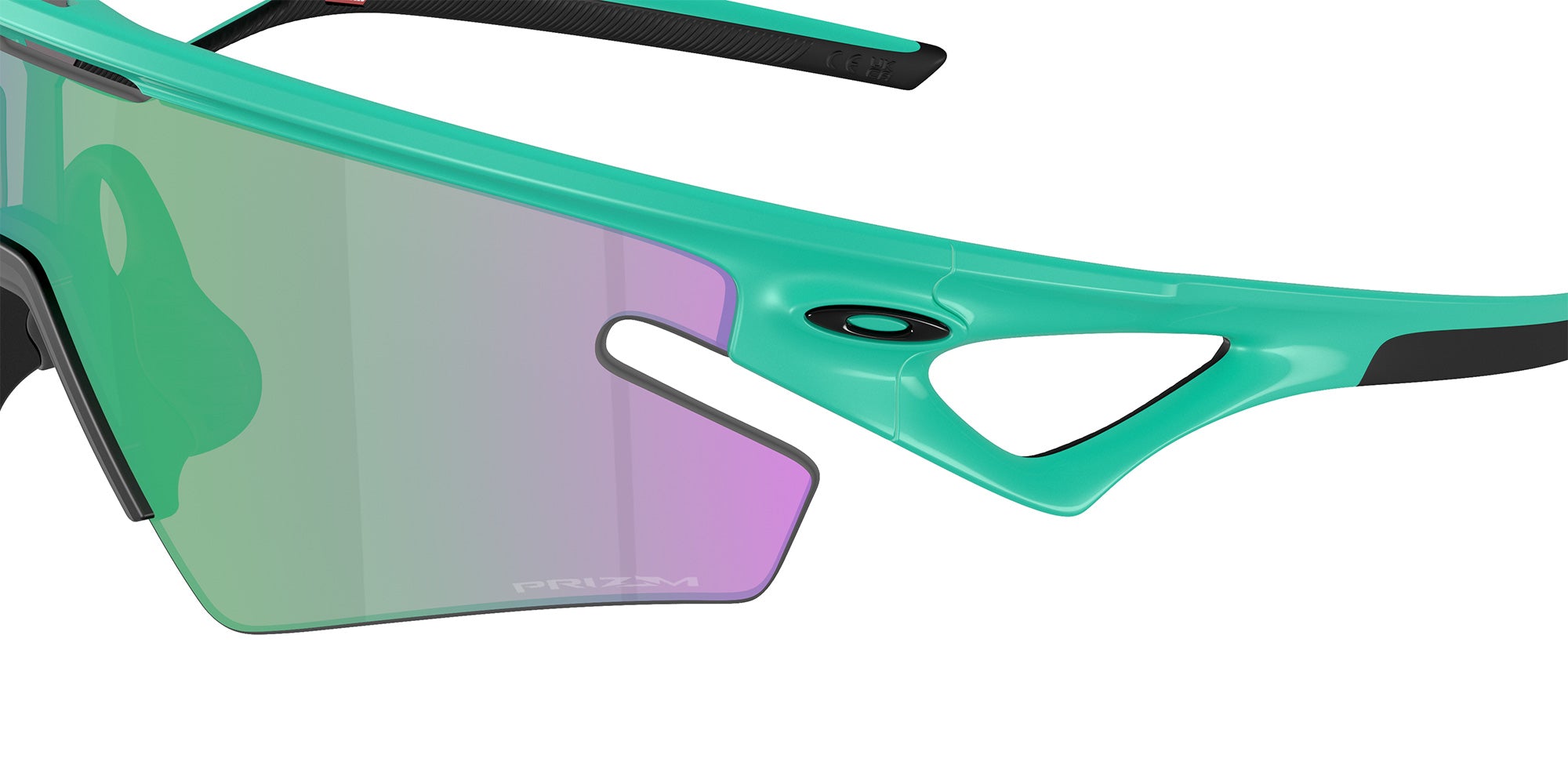 Oakley® OO9499 SPHAERA SLASH OO9499 949914 36 Sunglasses - Matte Celeste / Prizm Road Jade Mirrored 949914