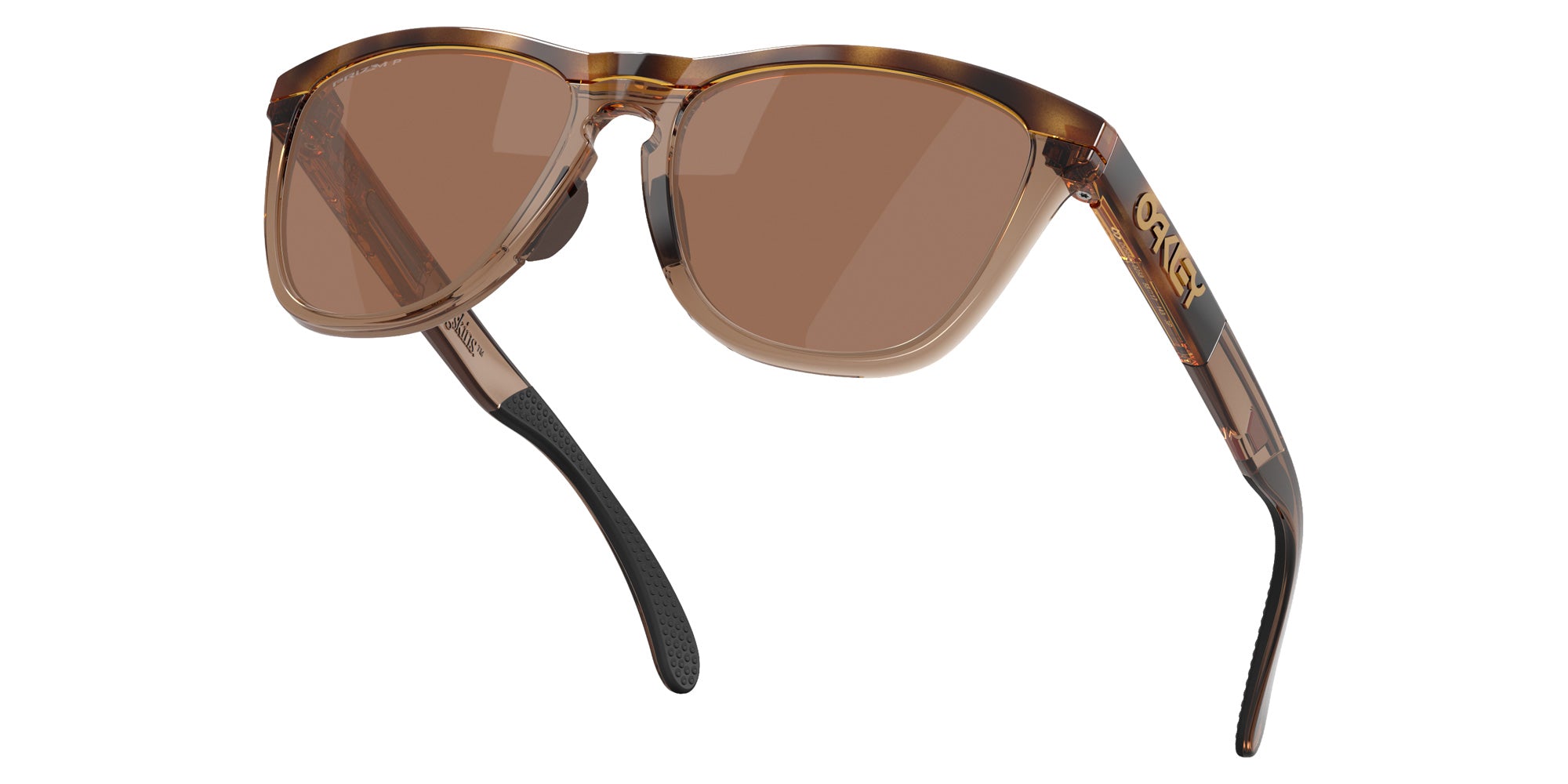 Oakley® OO9503 FROGSKINS RANGE XL OO9503 950302 58 Sunglasses - Brown Tortoise/Brown Smoke / Prizm Tungsten Polarized Mirrored