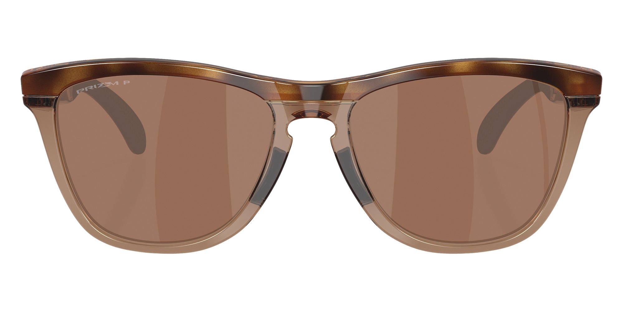 Oakley® OO9503 FROGSKINS RANGE XL OO9503 950302 58 Sunglasses - Brown Tortoise/Brown Smoke / Prizm Tungsten Polarized Mirrored