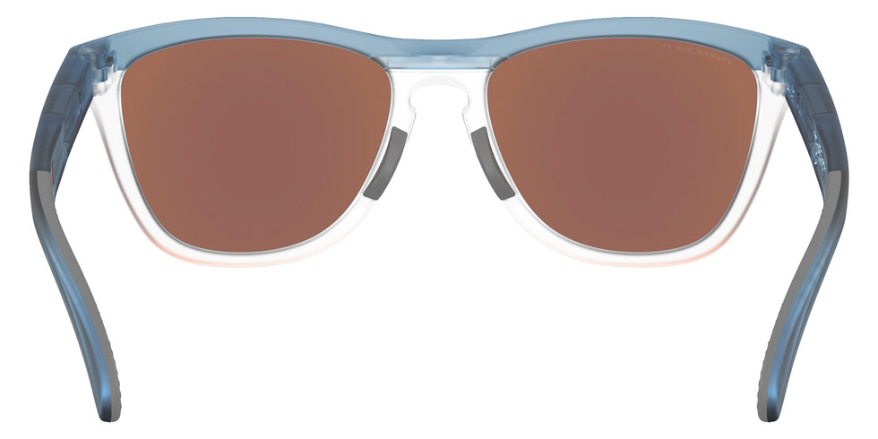 Oakley® OO9503 FROGSKINS RANGE XL OO9503 950303 58 Sunglasses - Transparent Stonewash/Clear / Prizm Deep Water Polarized Mirrored