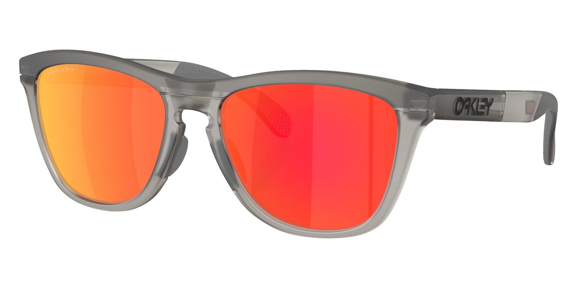 Oakley® OO9503A FROGSKINS RANGE XL A OO9503A 950302 58 Sunglasses - Matte Gray Smoke/Gray Ink / Prizm Ruby Mirrored