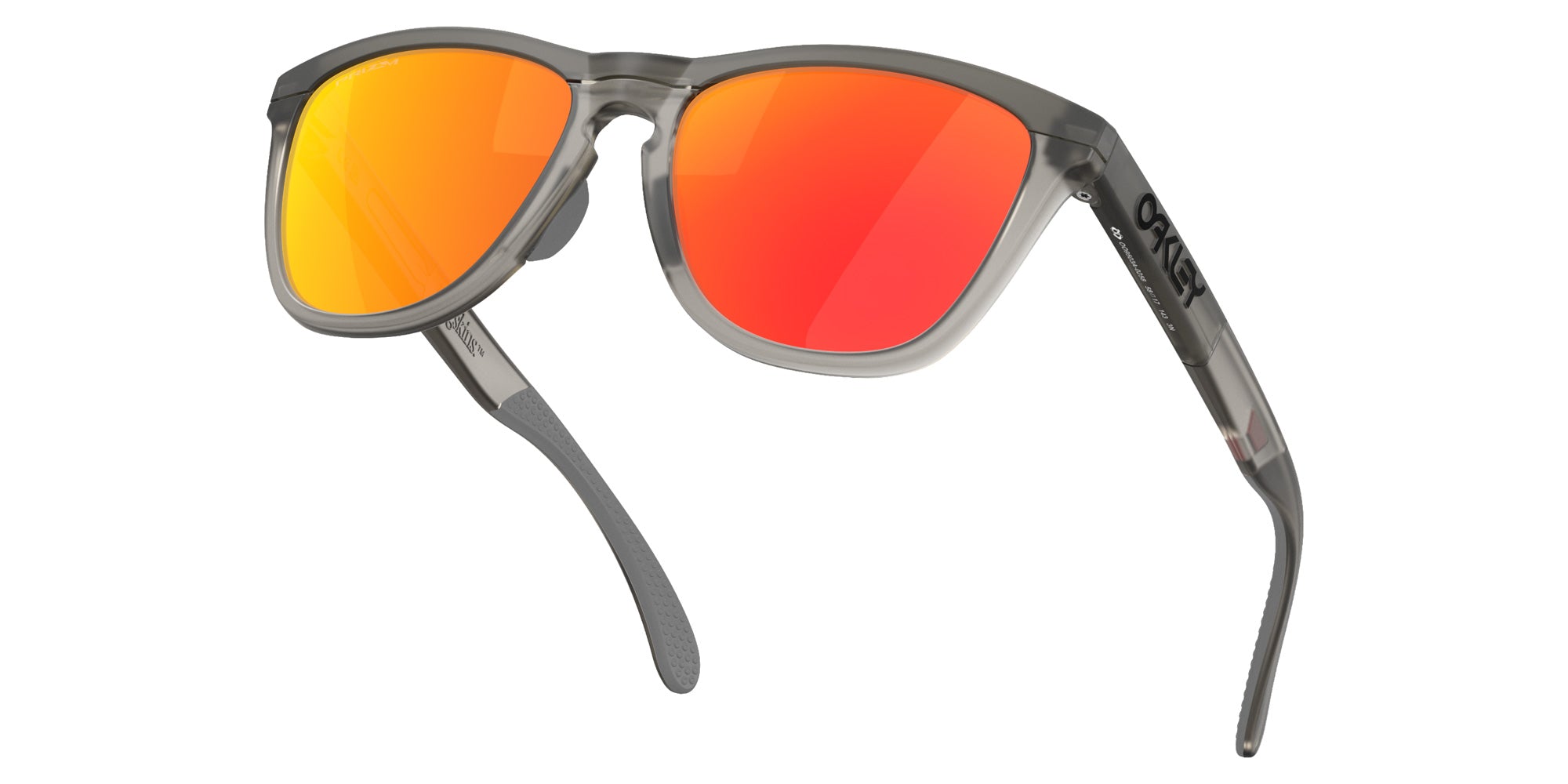 Oakley® OO9503A FROGSKINS RANGE XL A OO9503A 950302 58 Sunglasses - Matte Gray Smoke/Gray Ink / Prizm Ruby Mirrored