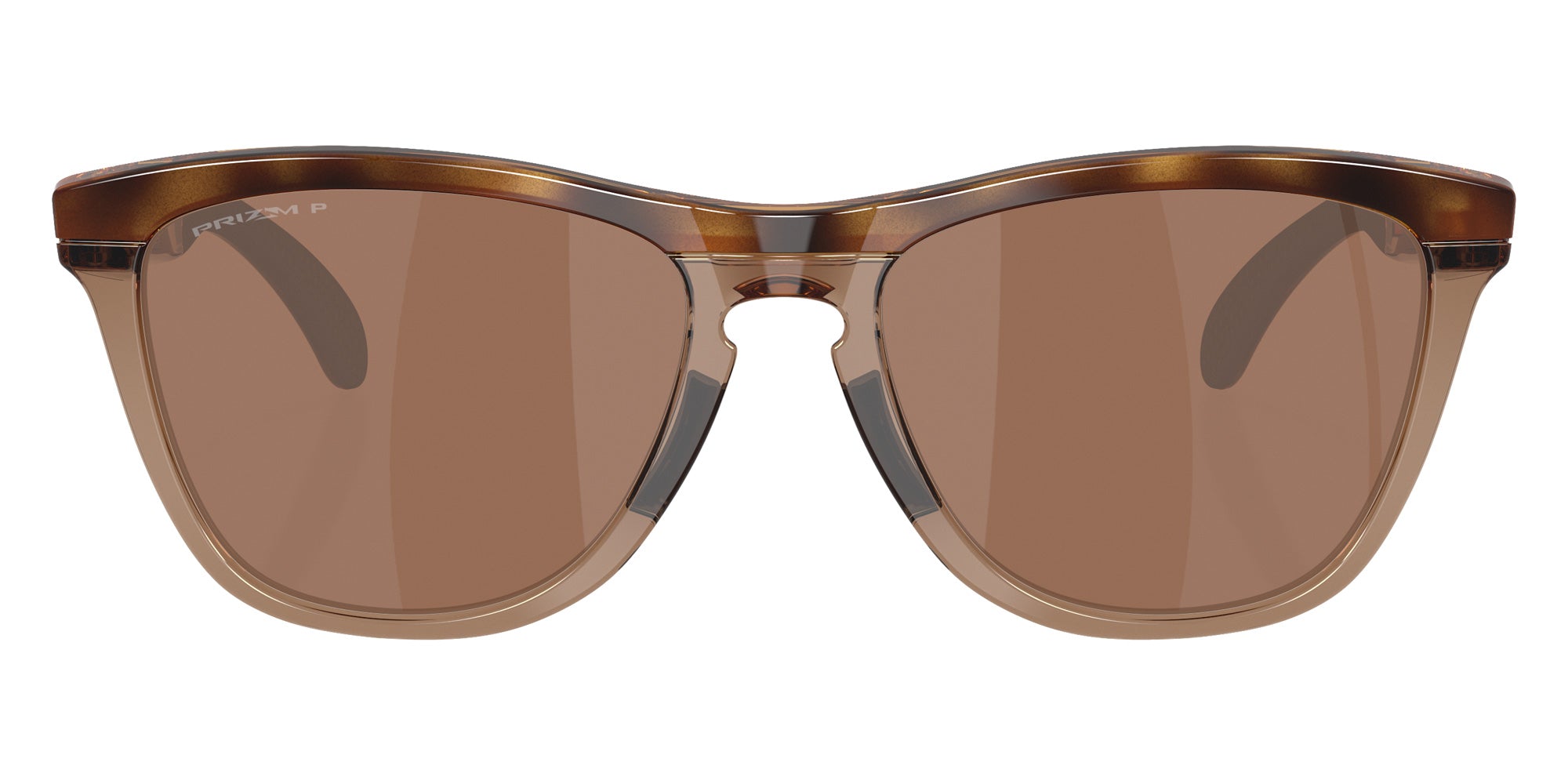 Oakley® OO9503A FROGSKINS RANGE XL A OO9503A 950303 58 Sunglasses - Brown Tortoise/Brown Smoke / Prizm Tungsten Polarized Mirrored