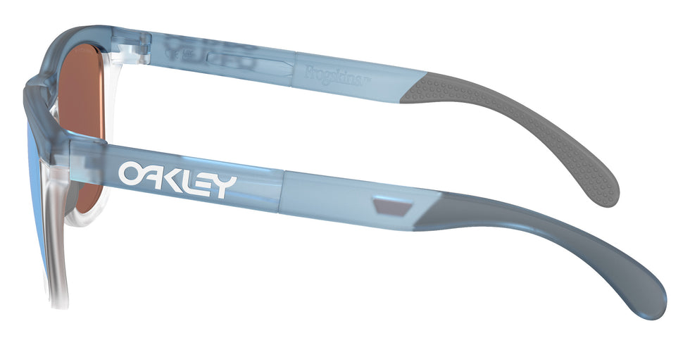 Oakley® OO9503A FROGSKINS RANGE XL A OO9503A 950304 58 Sunglasses - Matte Transparent Stonewash / Prizm Deep Water Polarized Mirrored